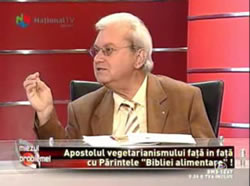Profesor Doctor Gheorghe Mencinicopschi supranumit: Parintele "Bibliei alimentare" este Director la Institutul de Cercetari Alimentare din Bucuresti - ICA