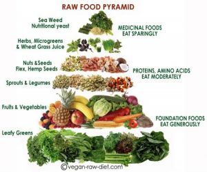 PIRAMIDA ALIMENTATIEI CRUDIVORE - Alimentatia cruda - Crudivor Vegan - RAW FOOD PYRAMID - Raw Vegan - Vegan Raw Diet